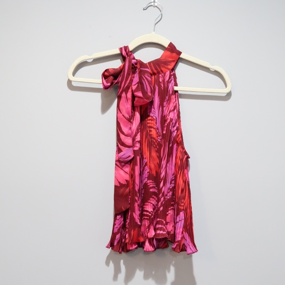 Forever 21 Tops - New Wine Neck Tie Top